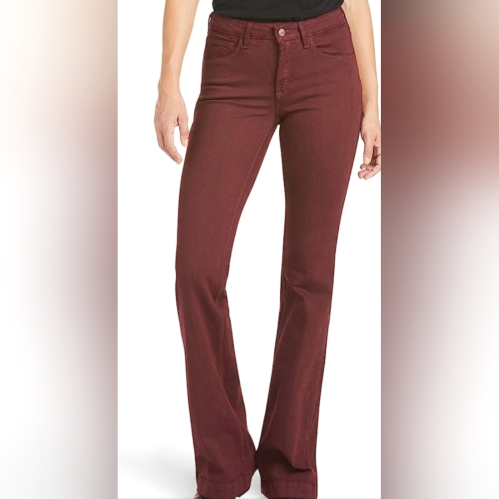 Ariat Women's High Rise Jeans - Burgundy